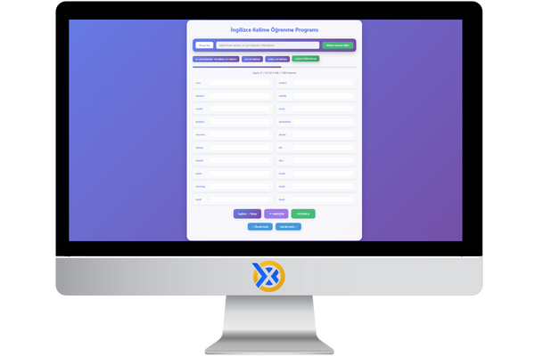İngilizce Kelime Öğrenme Yazılımı