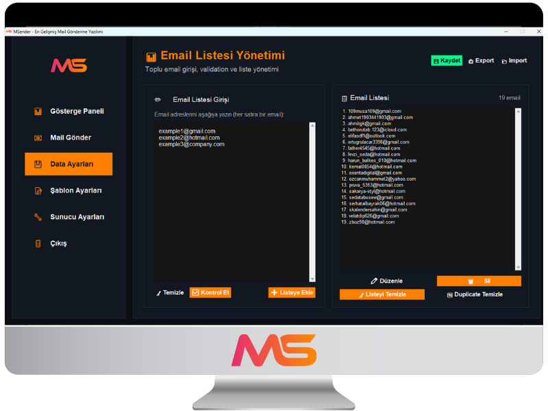 Yazılım Ekran Görüntüsü 2